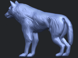wolf Modèles 3D en vedette