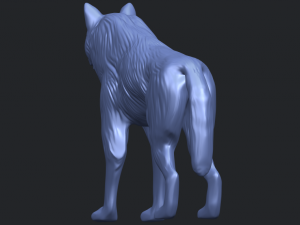 wolf Modèles 3D en vedette