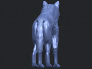 wolf 3D Print Model