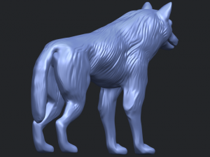 wolf Modèles 3D en vedette