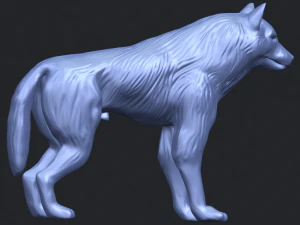wolf 3D Print Model