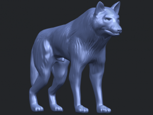 wolf Modèles 3D en vedette