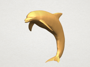 dolphin 03 3Dプリントモデル