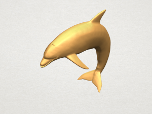 dolphin 03 3Dプリントモデル