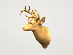 deer head 3Dプリントモデル