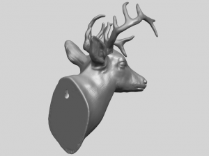 deer head 3Dプリントモデル
