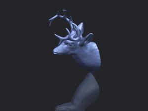 deer head 3Dプリントモデル