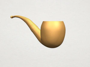 tobacco pipe 3D Print Model
