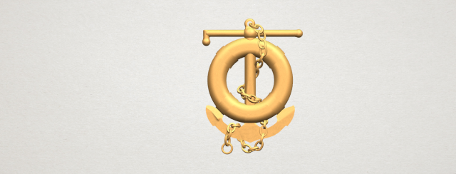 anchor 3Dプリントモデル .c4d .max .obj .3ds .fbx .stl .blend 