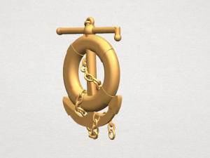 anchor 3Dプリントモデル