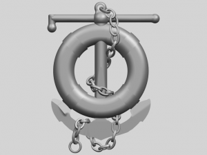 anchor 3Dプリントモデル