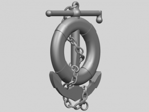 anchor 3Dプリントモデル