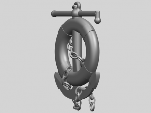 anchor 3Dプリントモデル