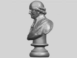 sculpture of a head of man 02 3D Print Model