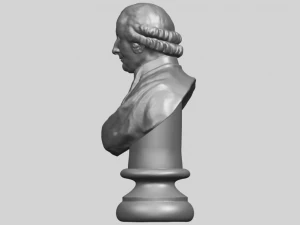 sculpture of a head of man 02 3D Print Model