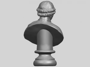 sculpture of a head of man 02 3D Print Model