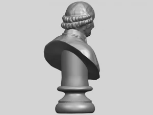 sculpture of a head of man 02 3D Print Model