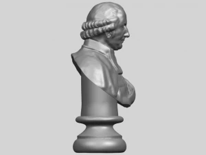 sculpture of a head of man 02 3D Print Model