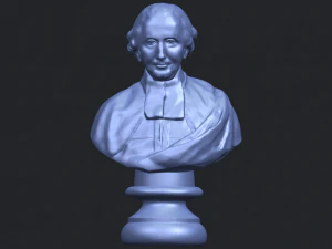 sculpture of a head of man 02 3D Print Model