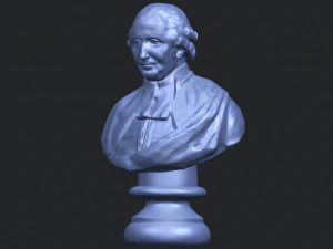 sculpture of a head of man 02 3D Print Model