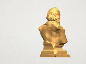 sculpture of a head of man 03 3D Print Model
