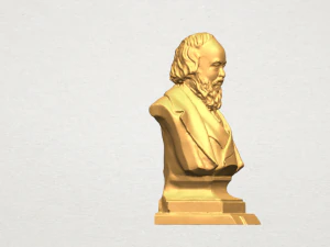 sculpture of a head of man 03 3D Print Model