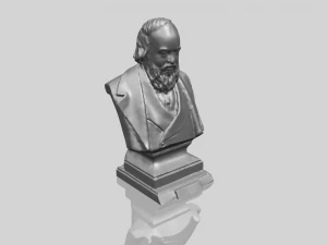 sculpture of a head of man 03 3D Print Model