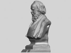 sculpture of a head of man 03 3D-Druckmodell