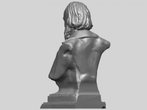 sculpture of a head of man 03 3D Print Model