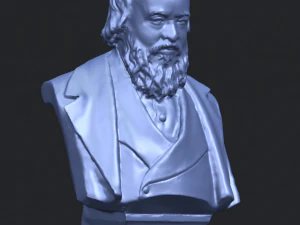sculpture of a head of man 03 3D Print Model