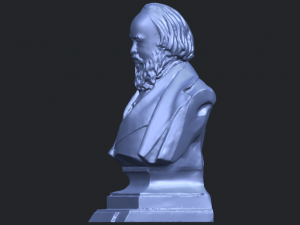 sculpture of a head of man 03 3D-Druckmodell