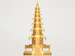 chiness pagoda 3D Print Model