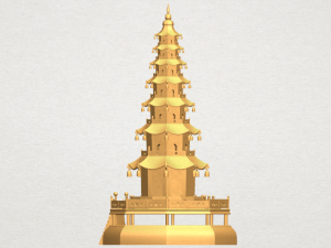 chiness pagoda Modèles 3D en vedette