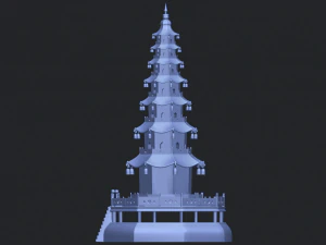 chiness pagoda 3D Print Model