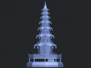 chiness pagoda 3D Print Model