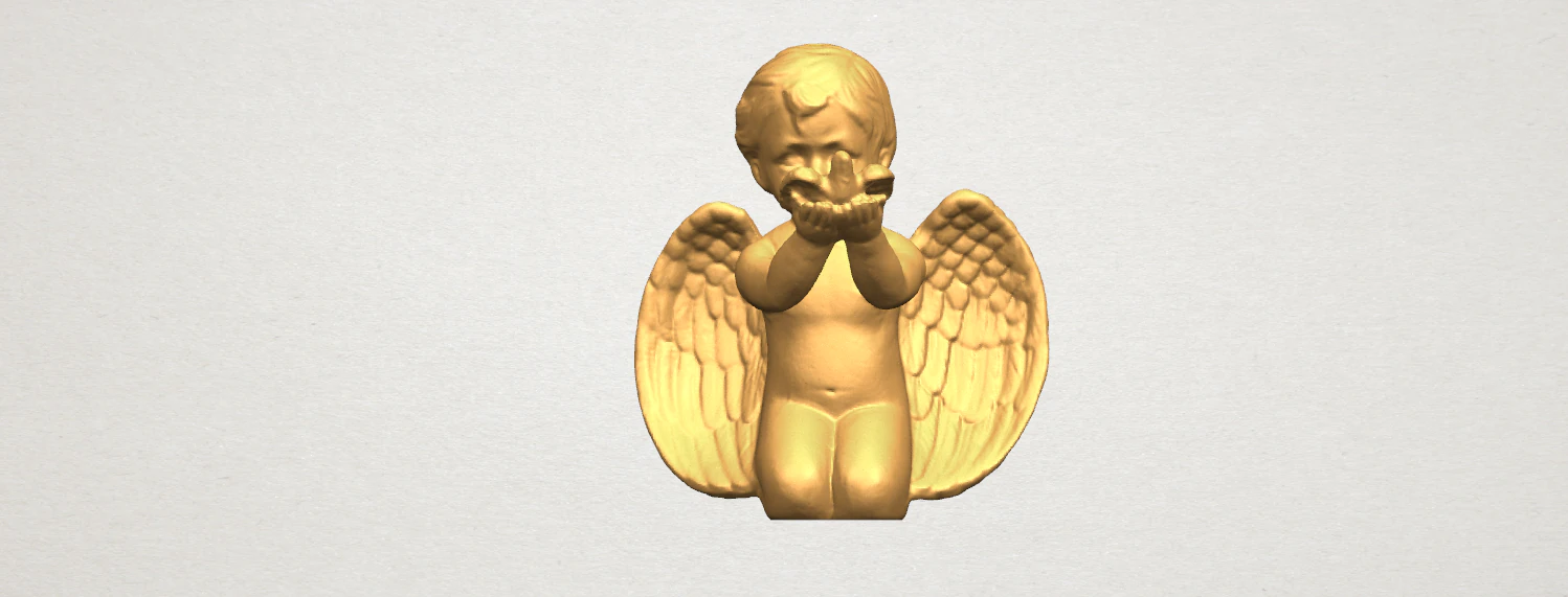 angel baby 05 3D Print Model .c4d .max .obj .3ds .fbx .stl .blend 
