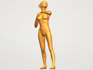 naked girl c01 3D Принт Модель