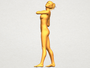 naked girl c01 3D Принт Модель