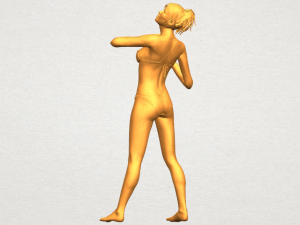 naked girl c01 3D Принт Модель