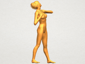 naked girl c01 3D Принт Модель