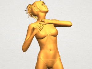 naked girl c01 3D Принт Модель