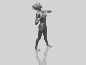 naked girl c01 3D Принт Модель
