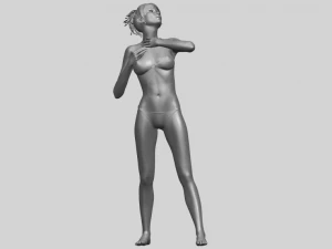 naked girl c01 3D Print Model