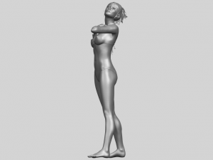 naked girl c01 3D Принт Модель