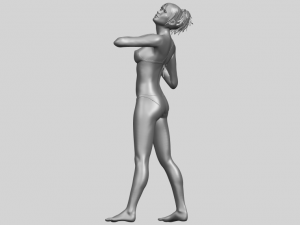 naked girl c01 3D Принт Модель