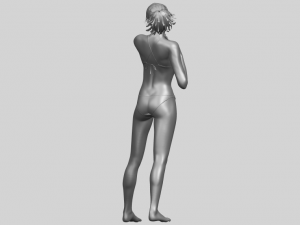 naked girl c01 3D Принт Модель