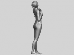 naked girl c01 3D Принт Модель