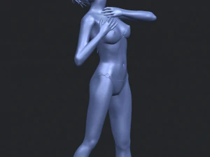 naked girl c01 3D Print Model