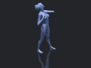 naked girl c01 3D Принт Модель