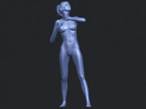 naked girl c01 3D Print Model